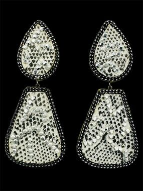Michelle Martel Vintage 80s Soap Opera Couture Hand Made Earrings